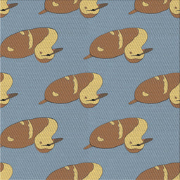 Square Patterned Cloud Gray Novelty Rug, pat1233
