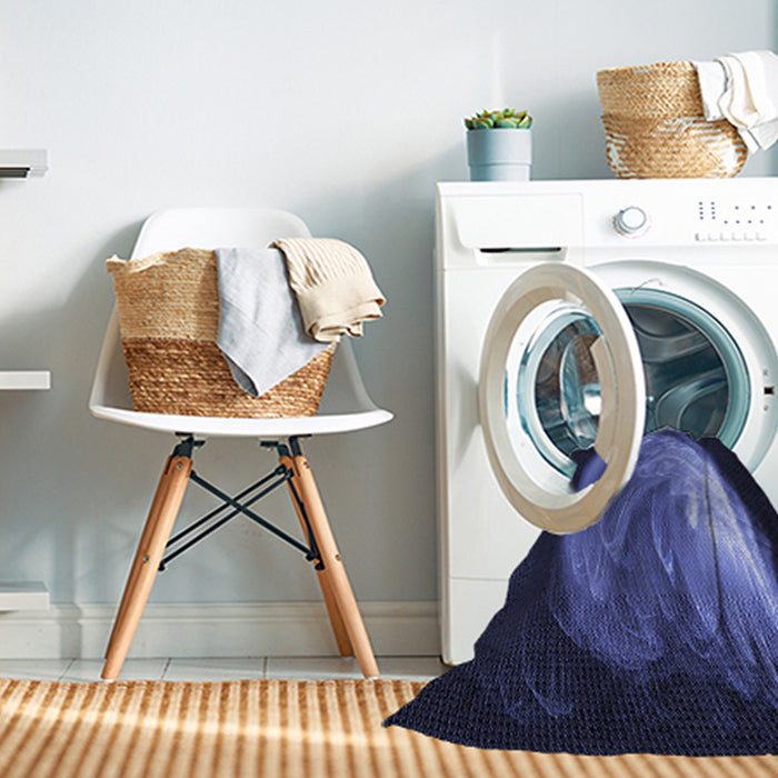 Machine Washable Transitional Night Blue Rug in a Washing Machine, wshpat1234blu