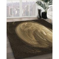 Patterned Light Brown Rug, pat1234brn