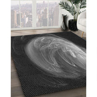 Patterned Platinum Gray Rug, pat1234gry