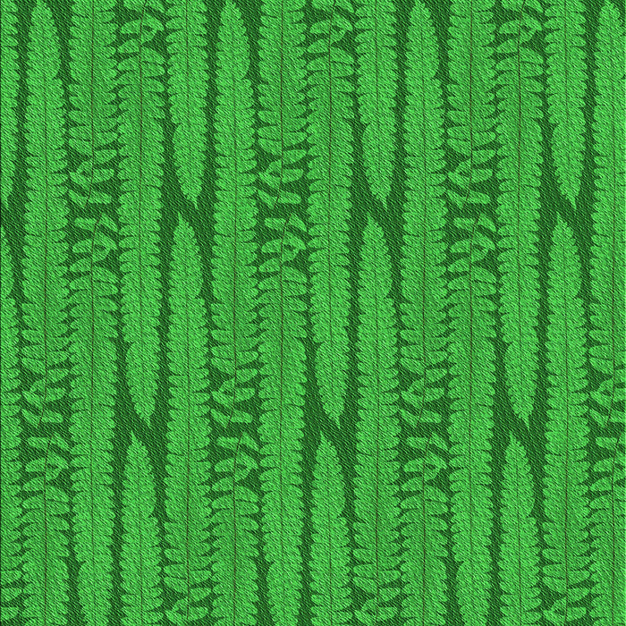 Machine Washable Transitional Green Rug, wshpat1235grn