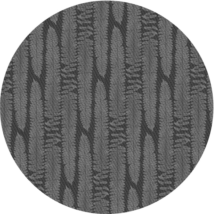 Square Patterned Platinum Gray Rug, pat1235gry