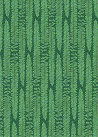 Machine Washable Transitional Forest Green Rug, wshpat1235lblu