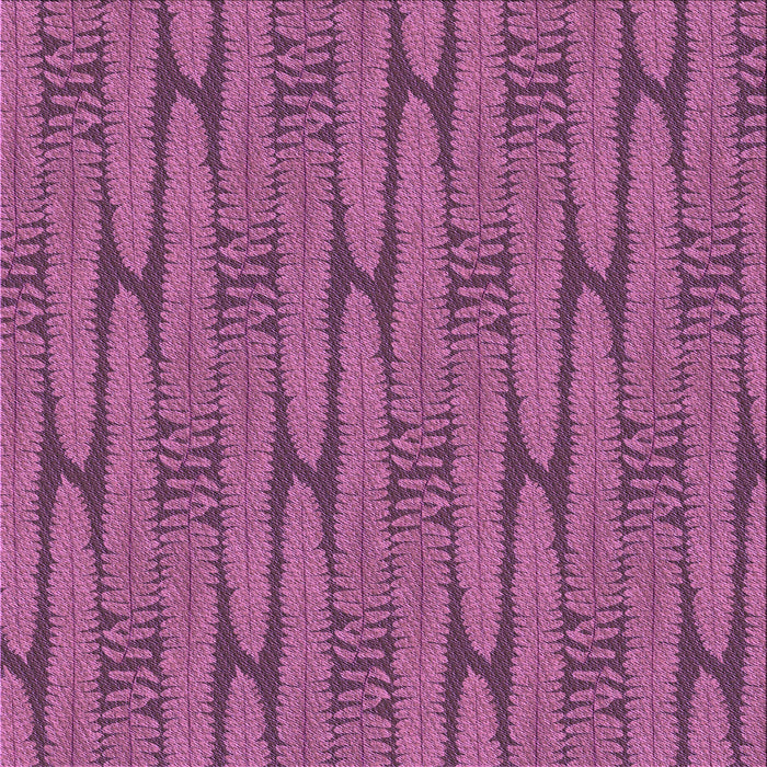 Round Machine Washable Transitional Dark Hot Pink Rug, wshpat1235pur