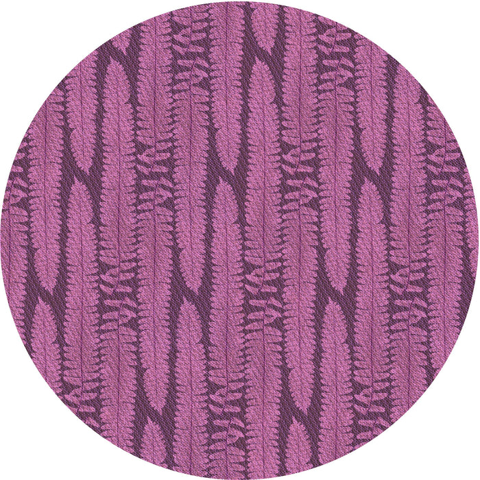 Square Patterned Dark Hot Pink Rug, pat1235pur