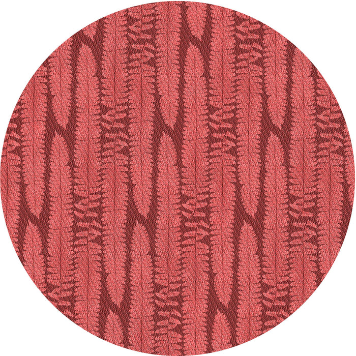 Square Machine Washable Transitional Red Rug in a Living Room, wshpat1235rd