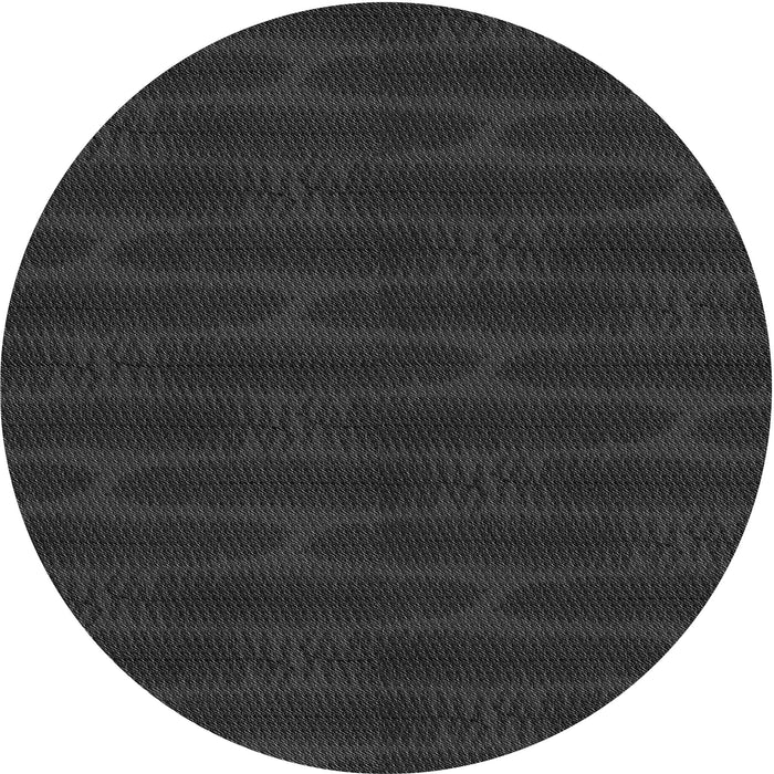 Square Patterned Midnight Gray Rug, pat1236gry