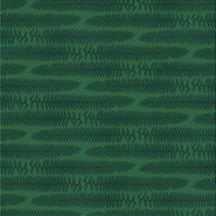 Round Patterned Deep Emerald Green Rug, pat1236lblu