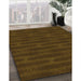 Patterned Dark Bronze Brown Rug in Family Room, pat1236org
