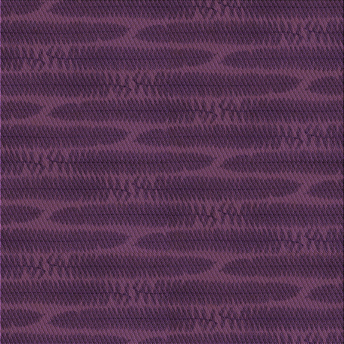 Round Patterned Purple Lily Purple Rug, pat1236pur