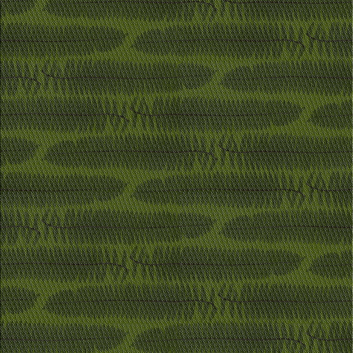 Patterned Dark Forest Green Novelty Rug, pat1236