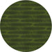 Sideview of Patterned Dark Forest Green Novelty Rug, pat1236