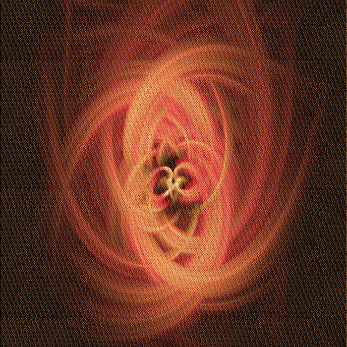 Patterned Mahogany Brown Rug, pat1237org