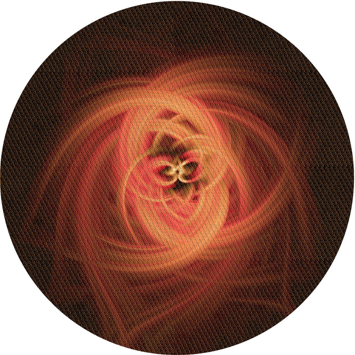 Square Machine Washable Transitional Mahogany Brown Rug in a Living Room, wshpat1237org