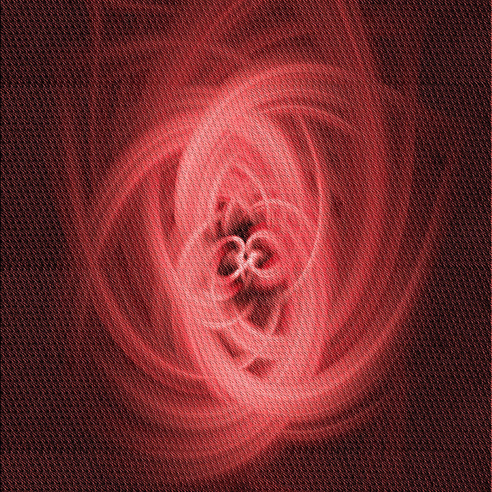 Patterned Maroon Red Rug, pat1237rd