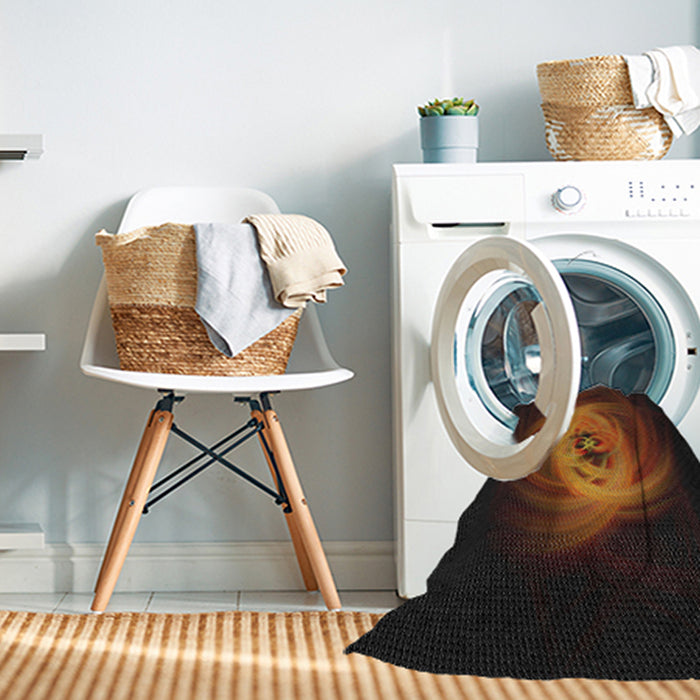 Machine Washable Transitional Sienna Brown Rug in a Washing Machine, wshpat1237