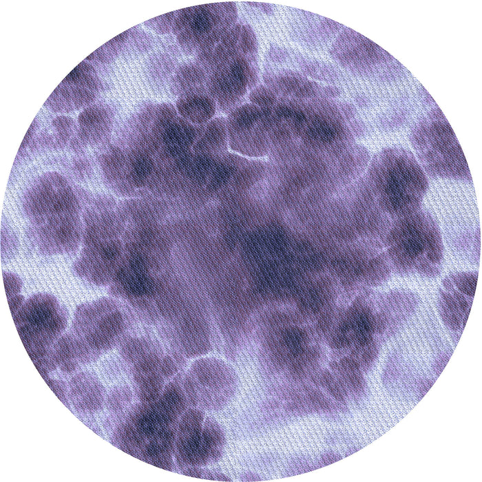 Square Patterned Purple Mimosa Purple Rug, pat1238blu