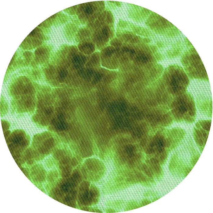 Square Machine Washable Transitional Green Rug in a Living Room, wshpat1238grn