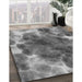 Machine Washable Transitional Grey Gray Rug in a Family Room, wshpat1238gry