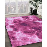 Patterned Violet Purple Rug, pat1238pur