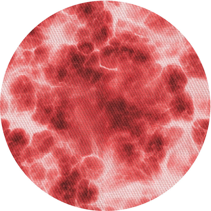 Square Patterned Red Rug, pat1238rd