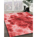 Patterned Red Rug in Family Room, pat1238rd