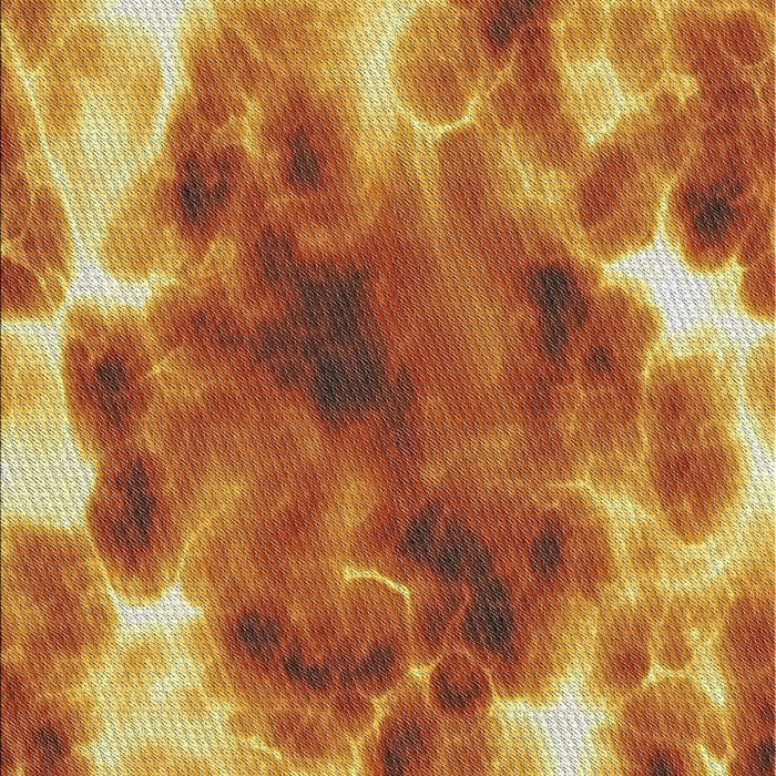 Patterned Mahogany Brown Novelty Rug, pat1238