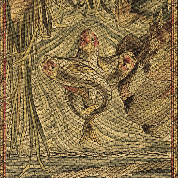 Machine Washable Transitional Orange Gold Rug, wshpat1239brn