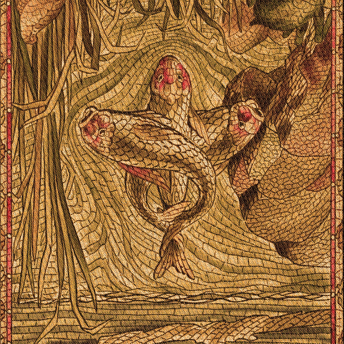 Machine Washable Transitional Red Brown Rug, wshpat1239org