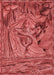 Patterned Red Rug, pat1239rd