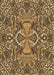 Machine Washable Transitional Golden Gold Rug, wshpat124brn