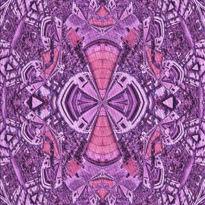 Patterned Dark Magenta Purple Rug, pat124pur
