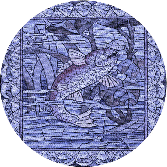 Square Machine Washable Transitional Denim Blue Rug in a Living Room, wshpat1240blu