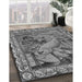 Machine Washable Transitional Dark Gray Rug in a Family Room, wshpat1240gry