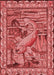 Patterned Red Rug, pat1240rd