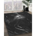 Patterned Black Rug in Family Room, pat1242gry
