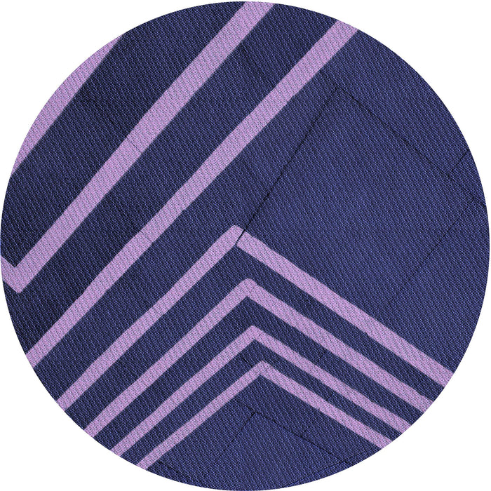 Square Patterned Light Purple Rug, pat1243blu