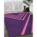 Machine Washable Transitional Orchid Purple Rug in a Family Room, wshpat1243pur