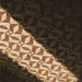 Round Patterned Copper Brown Rug, pat1244brn