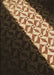 Patterned Copper Brown Rug, pat1244brn