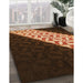 Machine Washable Transitional Night Red Rug in a Family Room, wshpat1244org