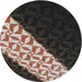 Sideview of Patterned Mid Gray Novelty Rug, pat1244