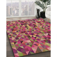 Patterned Bronze Brown Rug, pat1245brn