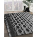 Patterned Gunmetal Gray Rug in Family Room, pat1246gry