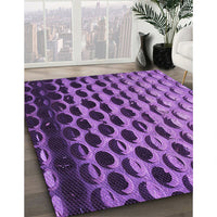 Patterned Purple Rug, pat1246pur