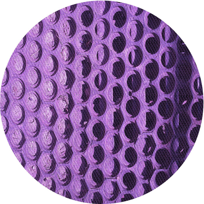Square Machine Washable Transitional Purple Rug in a Living Room, wshpat1246pur