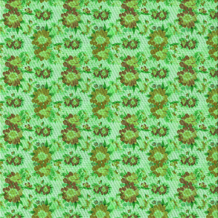 Round Patterned Dark Lime Green Rug, pat1247grn