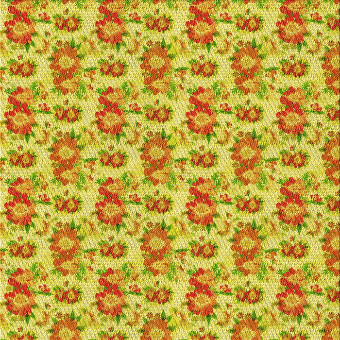 Round Machine Washable Transitional Yellow Rug, wshpat1247yw