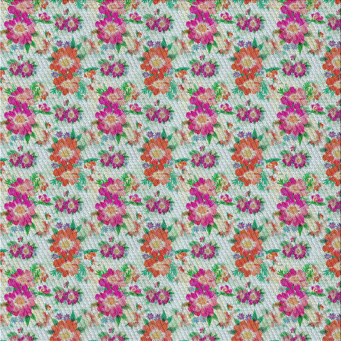 Square Patterned Raspberry Purple Novelty Rug, pat1247