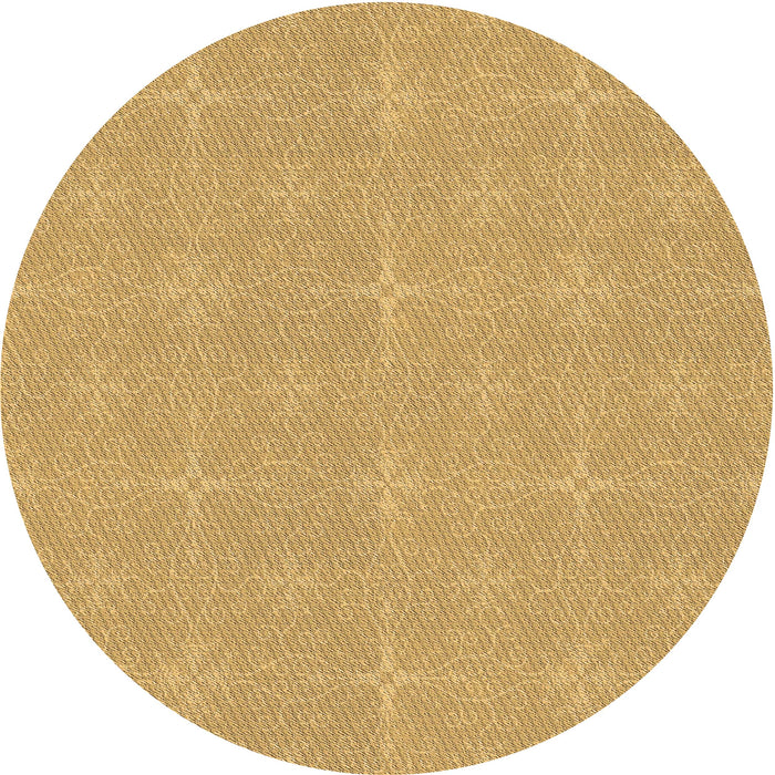 Square Patterned Saffron Yellow Rug, pat1248brn